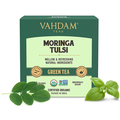 Vahdam Vahdam Moringa Tulsi Green Tea