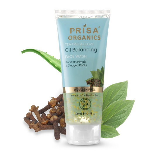 Buy Prisa Organics Tea Tree & Clove, Oil Balancing Face Wash Online in USA from Chaijava. Fast shipping available.