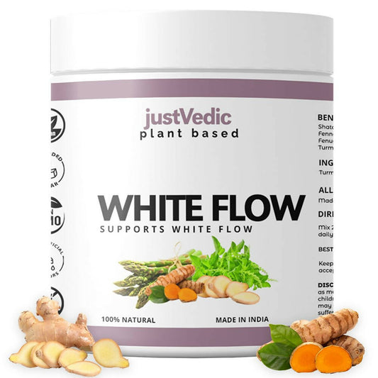 Just Vedic White Flow Drink Mix 