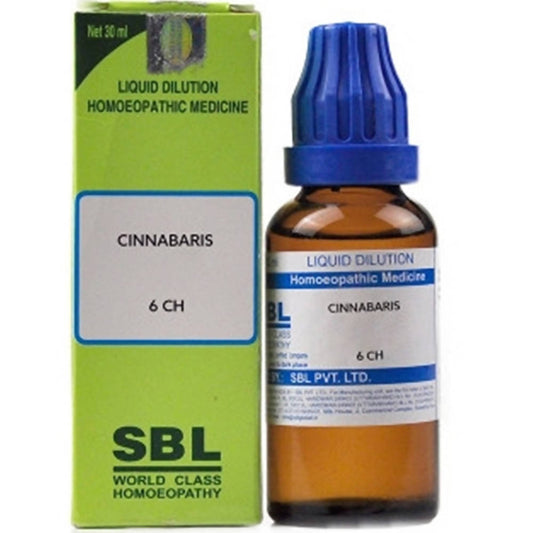 SBL Homeopathy Cinnabaris Dilution 6 CH