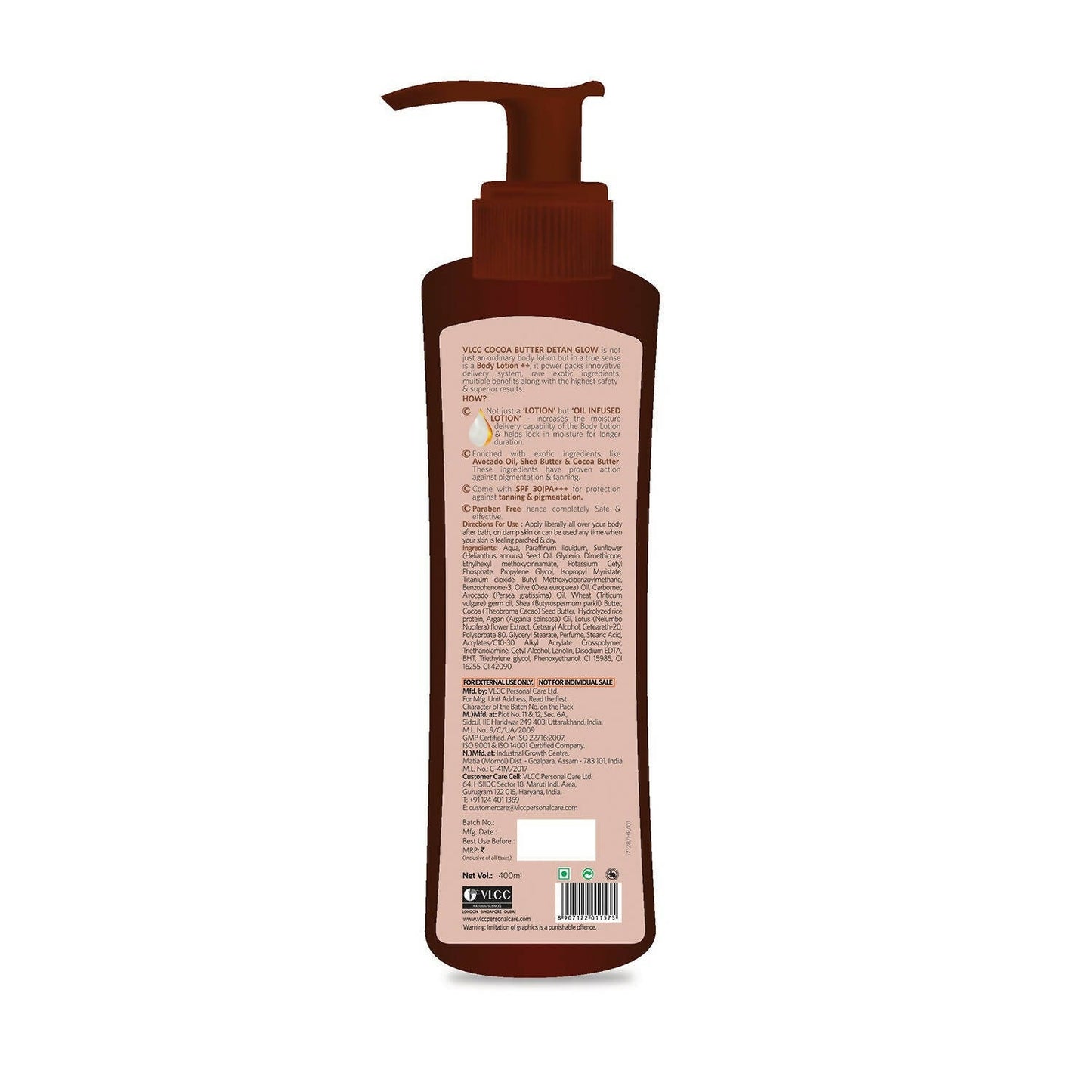 VLCC Cocoa Butter Detan Glow Body Lotion