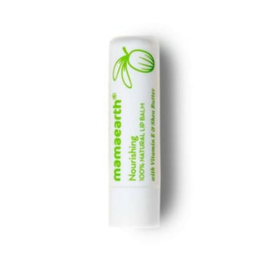 Mamaearth Nourishing 100% Natural Lip Balm With Vitamin E & Shea Butter 