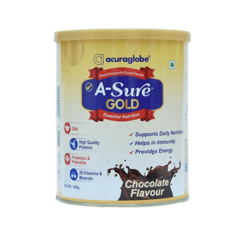 Acuraglobe A-Sure Gold Powder Chocolate Flavor TrueCure