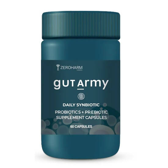 Zeroharm Gut Army Prebiotic & Probiotic Capsules TrueCure