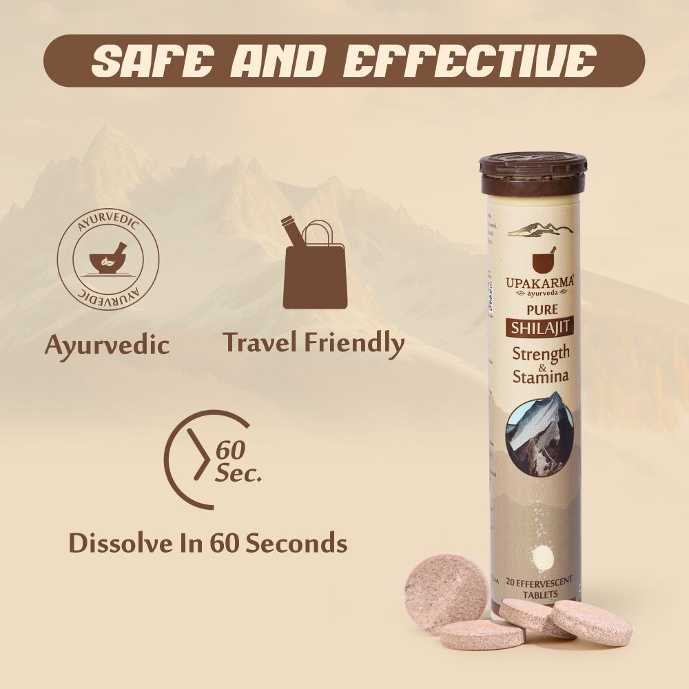 Upakarma Ayurveda Pure Sj Effervescent Tablets