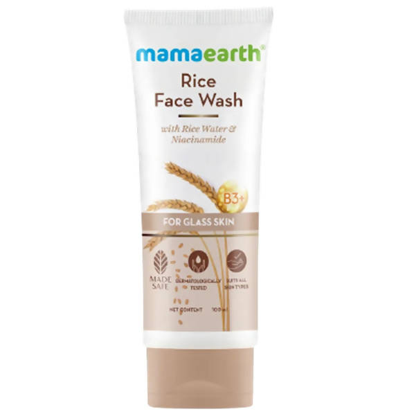 Mamaearth Rice Face Wash With Rice Water & Niacinamide 