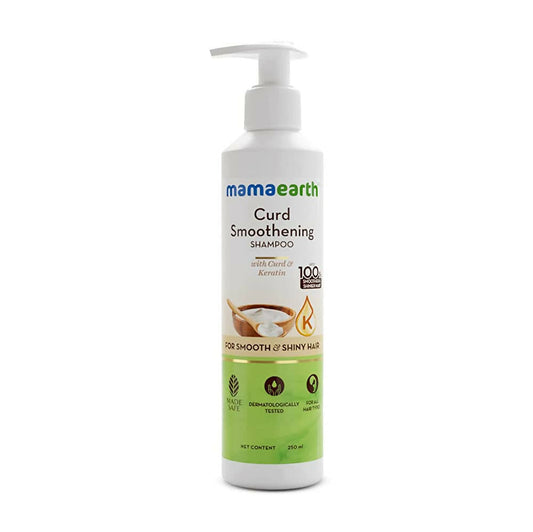 Mamaearth Curd Smoothening Shampoo for Smooth & Shiny Hair 