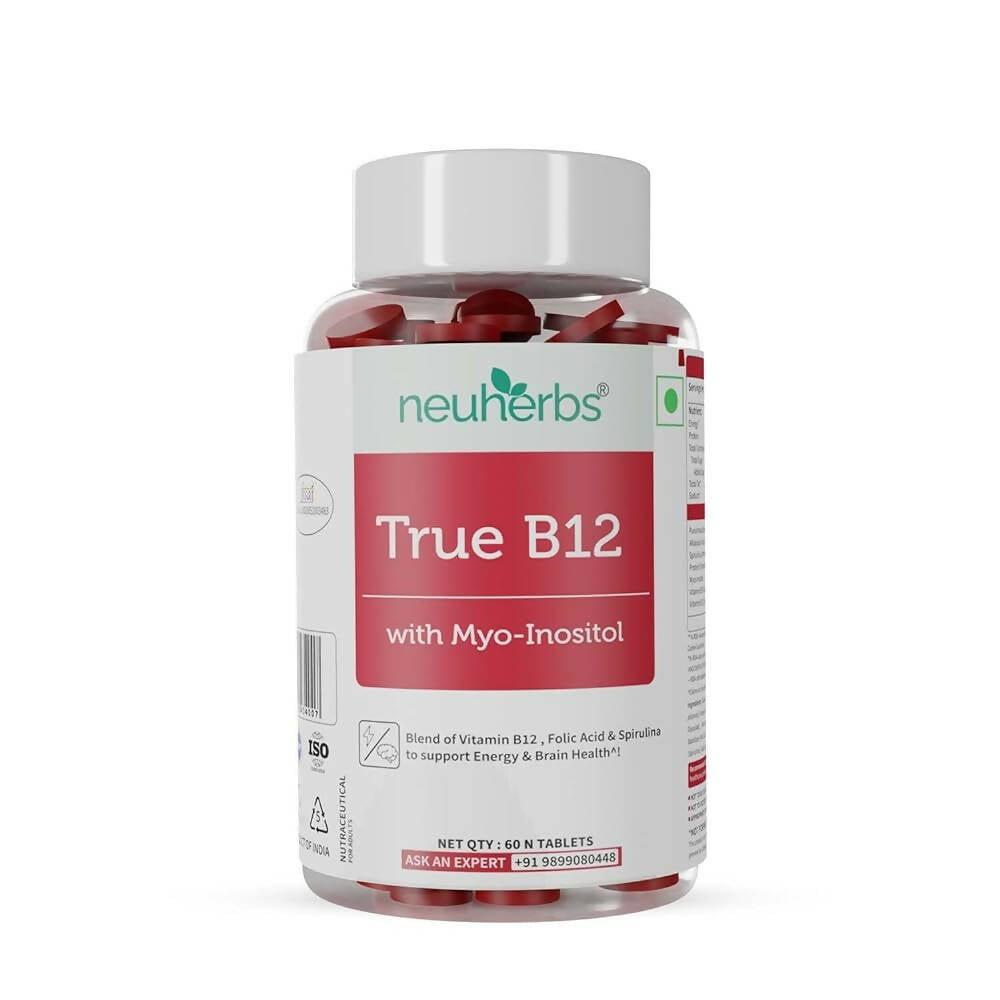 Neuherbs Plant-Based True B12 Tablets TrueCure