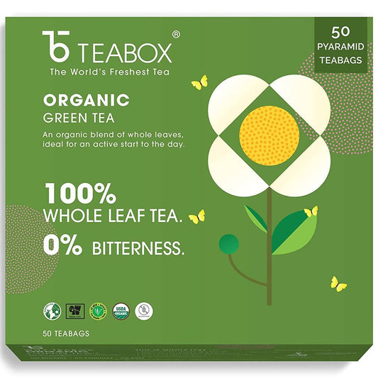 Buy Teabox Organic Green Tea Bags Online in USA from Chaijava. Fast shipping available.