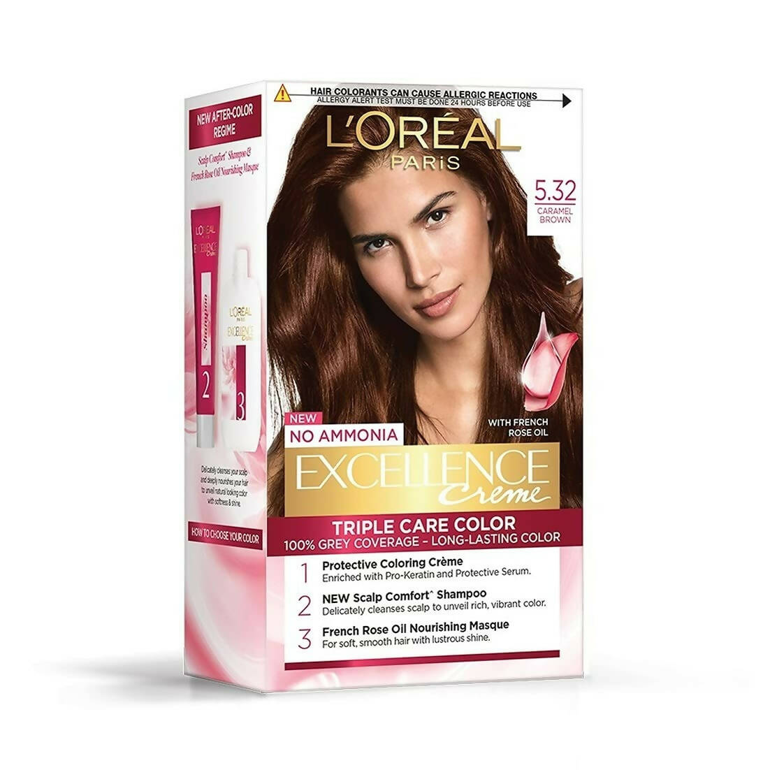 L'Oreal Paris Hair Colour 5.32 Caramel Brown TrueCure