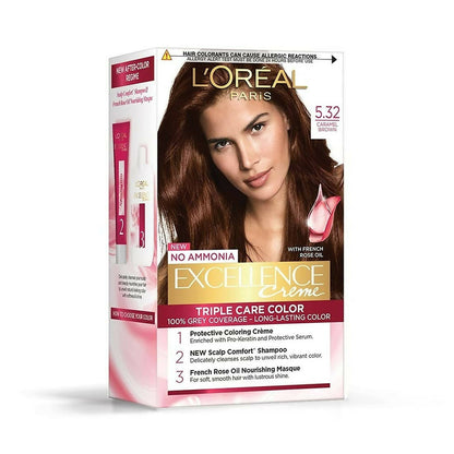 L'Oreal Paris Hair Colour 5.32 Caramel Brown TrueCure