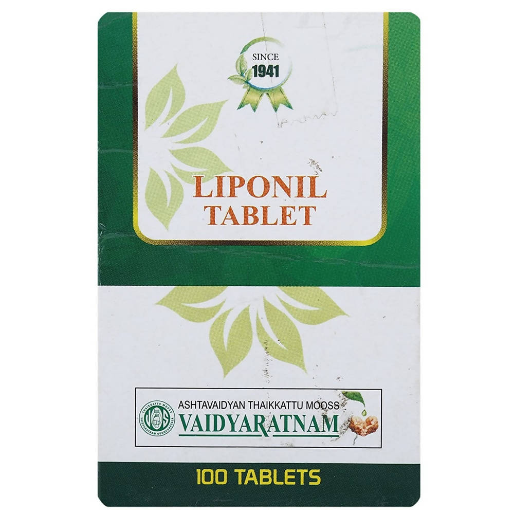 Vaidyaratnam Liponil Tablets