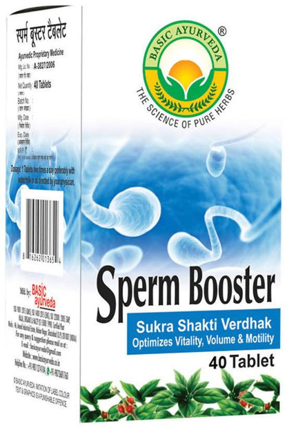 Basic Ayurveda Sperm Booster Tablets