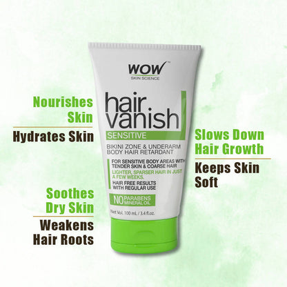 Wow Skin Science Hair Vanish Sensitive - Drmedicart