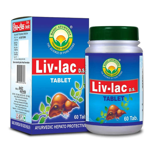 Basic Ayurveda Liv-Lac D.S. Tablets