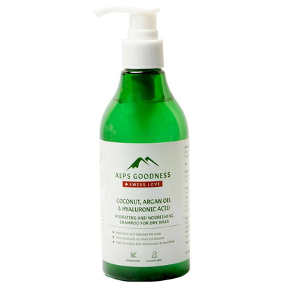 Alps Goodness Coconut, Argan Oil & Hyaluronic Acid Hydrating & Nourishing Shampoo 