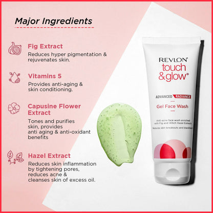 Revlon Touch & Glow Advanced Radiance Gel Face Wash