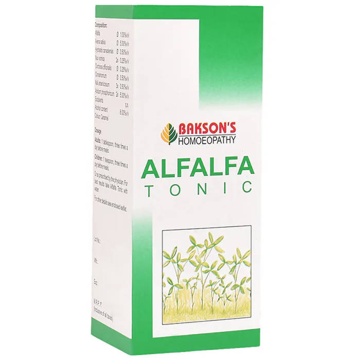 Bakson's Homeopathy Alfalfa Tonic 