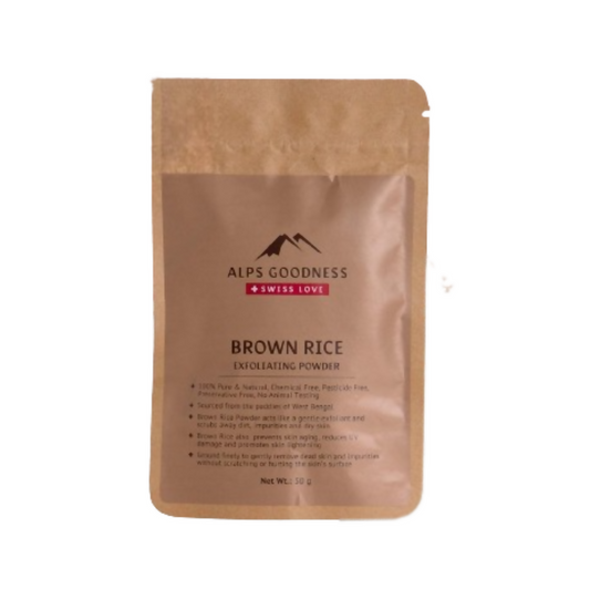 Alps Goodness Brown Rice Exfoliating Powder 