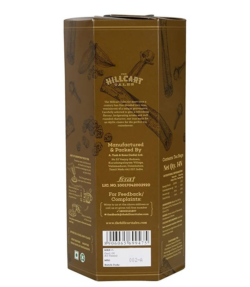 The Hillcart Tales Spice Carnival Black Tea Bags - Drmedicart
