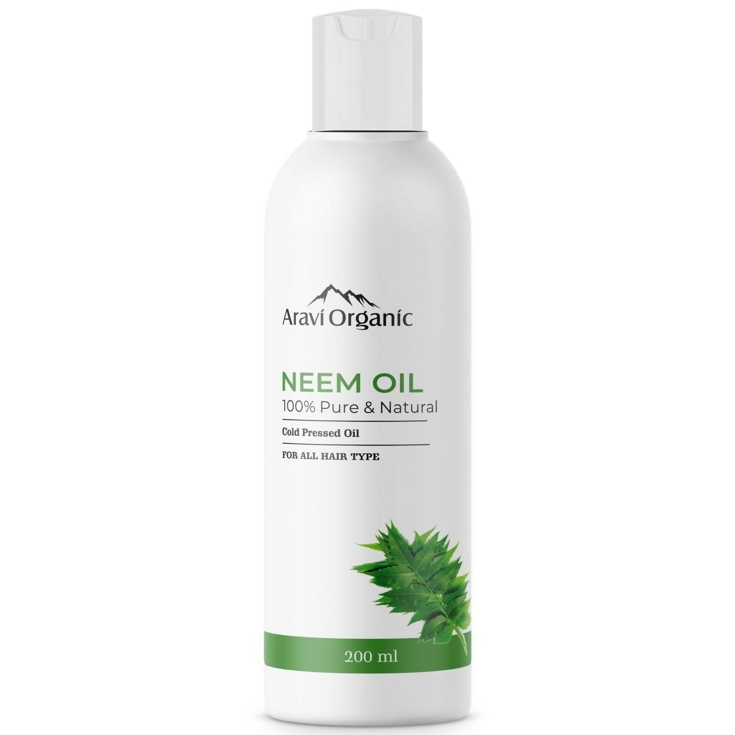 Aravi Organic 100 % Pure Cold Pressed Neem Oil TrueCure