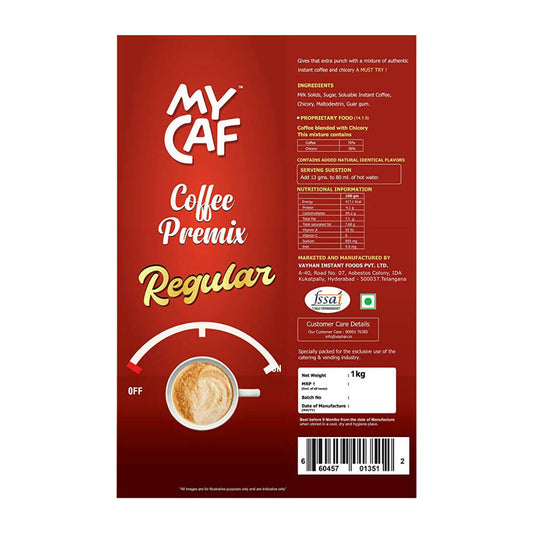 Mycaf Regular Instant Coffee Premix TrueCure