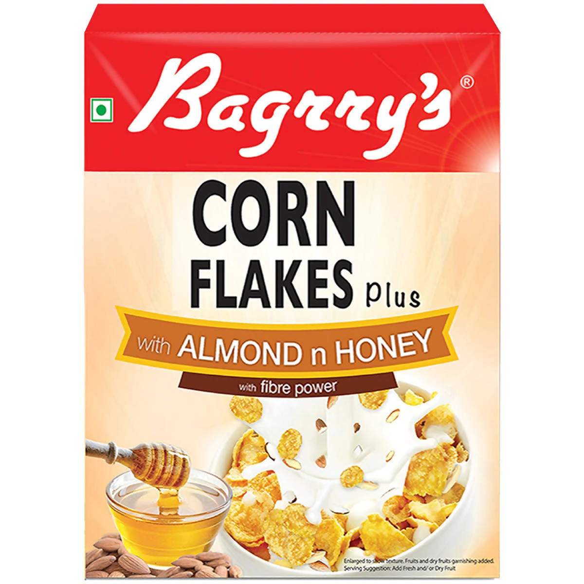 Bagrry's Corn Flakes Plus Almond and Honey TrueCure