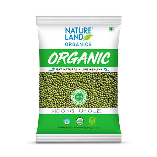 Nature Land Organics Moong Whole