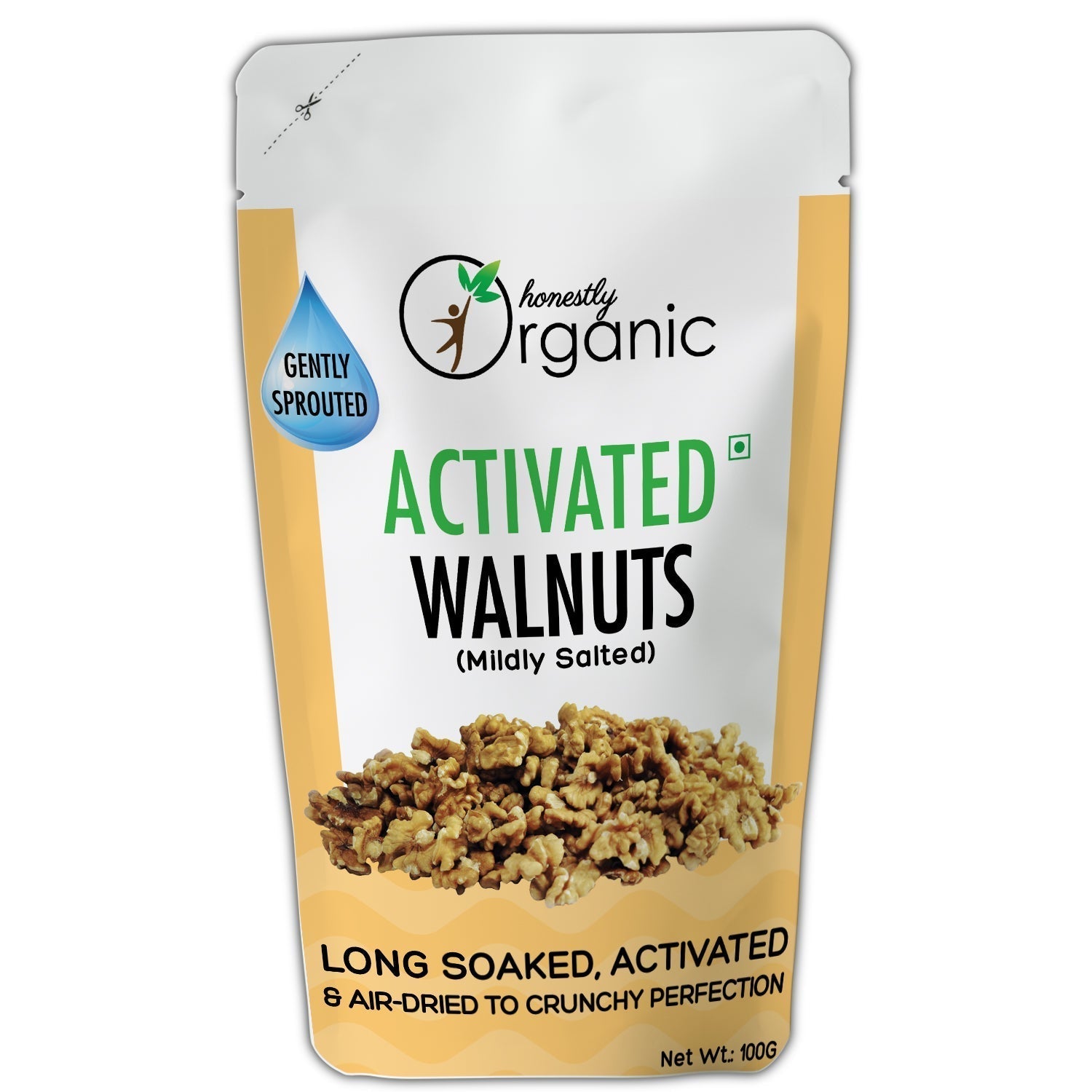 D-Alive Honestly Organic Activated Walnuts 