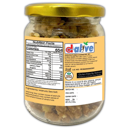 D-Alive Honestly Organic Activated Walnuts