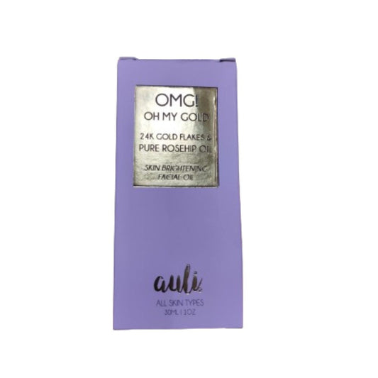 Auli OMG 24K Gold Flakes Pure Rosehip Oil TrueCure