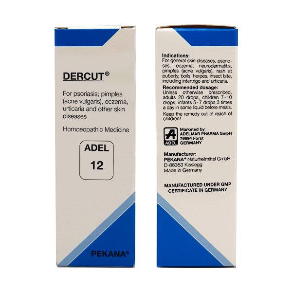 Adel Homeopathy 12 Dercut Drops