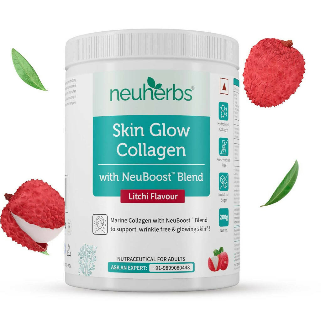 Neuherbs Skin Glow Collagen Powder with NeuBoost Blend TrueCure