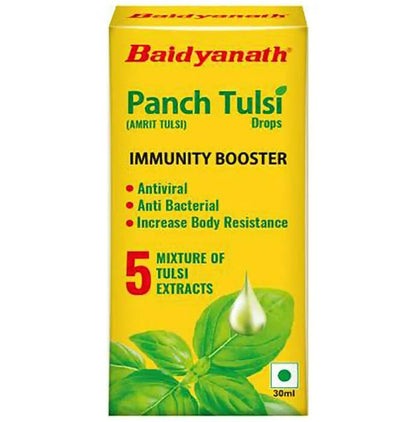 Baidyanath Kolkata Panch Tulsi (Amrit Tulsi) Drop 