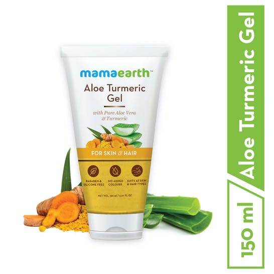 Mamaearth Aloe Turmeric Gel For Skin & Hair