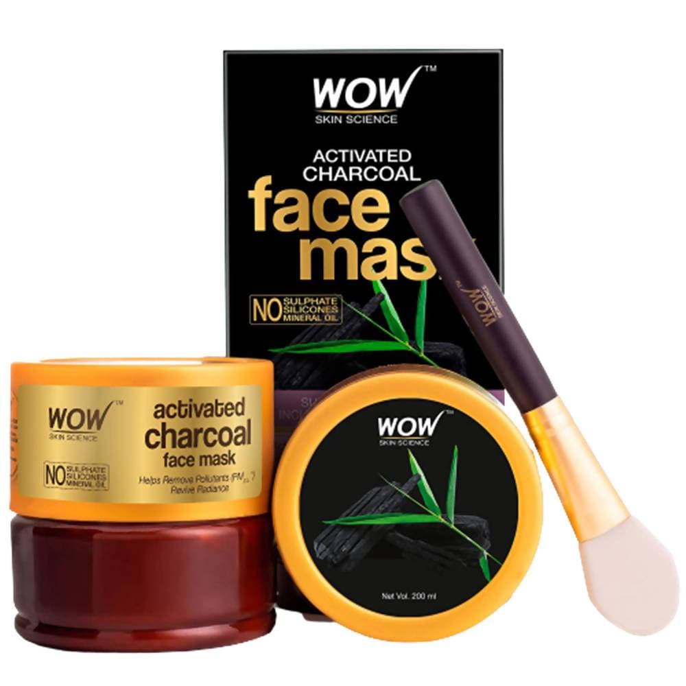 Wow Skin Science Activated Charcoal Face Mask - Drmedicart