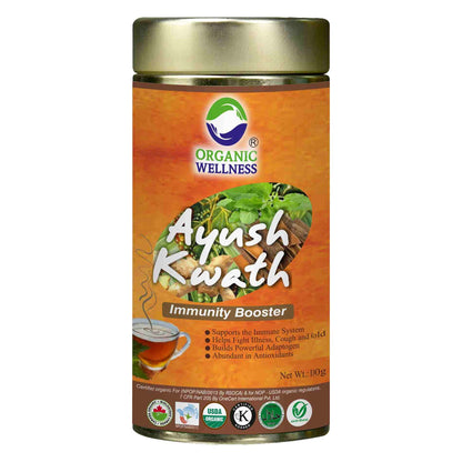 Organic Wellness Ayush Kwath Leaf Tea Tin Pack