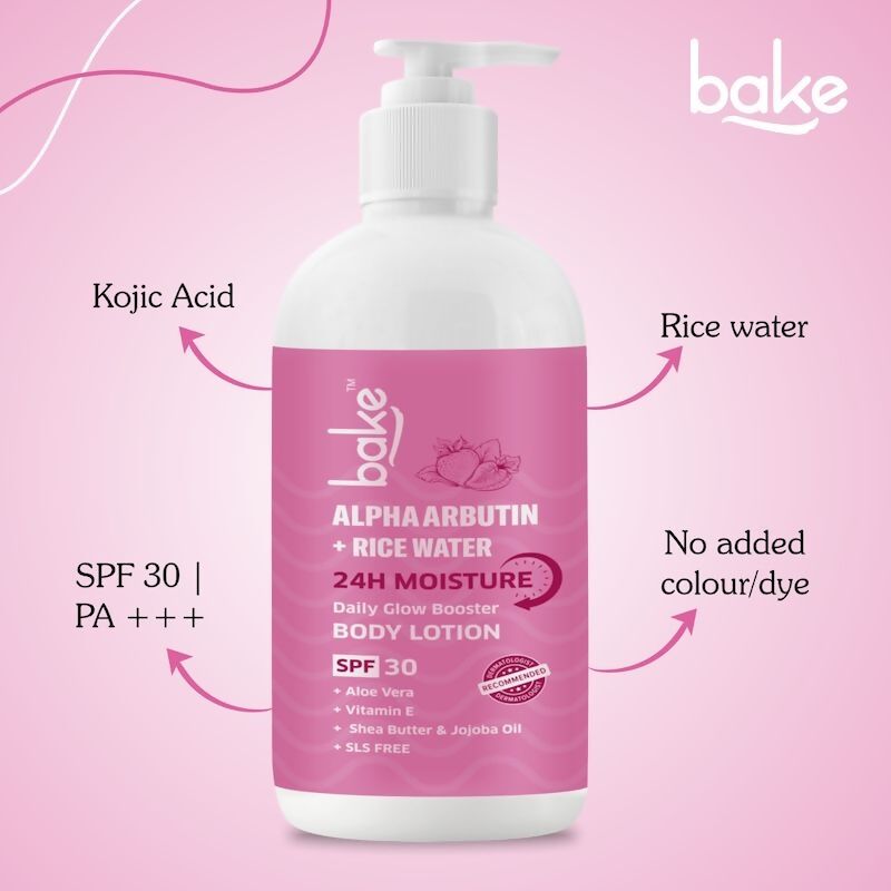 Bake Alpha Arbutin Body Lotion SPF 30