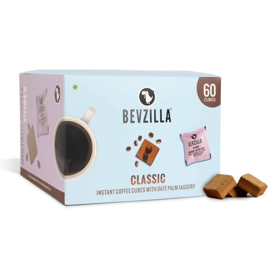 Bevzilla Instant Coffee Cubes Pack with Organic Date Palm Jaggery Classic TrueCure