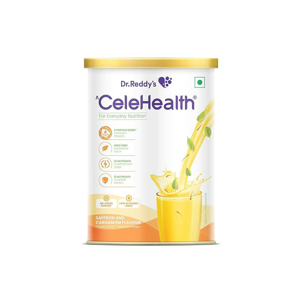 Dr. Reddys Celehealth Nutritional Drink Saffron & Cardamom Flavor TrueCure