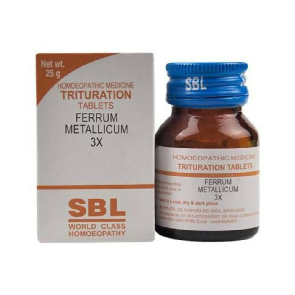 SBL Homeopathy Ferrum Metallicum Trituration Tablets TrueCure