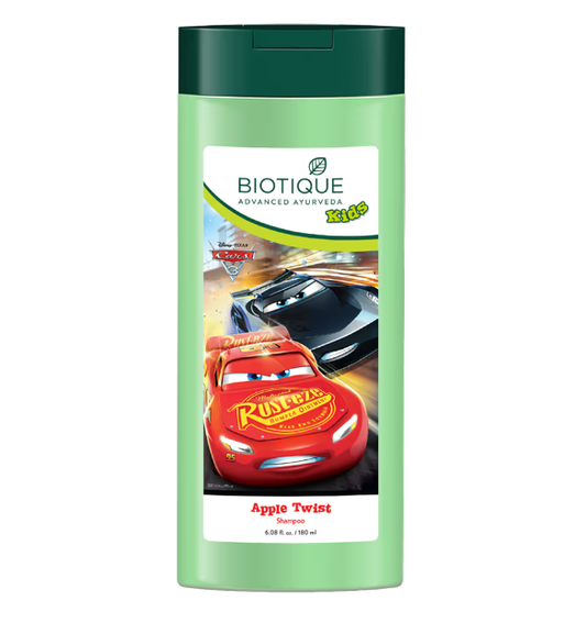 Biotique Bio Disney Pixar Cars Shampoo, Apple Twist for kids