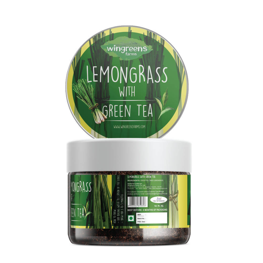 Wingreens Farms Lemongrass With Green Tea