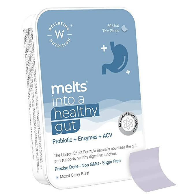 Wellbeing Nutrition Melts Healthy Gut Oral Strips