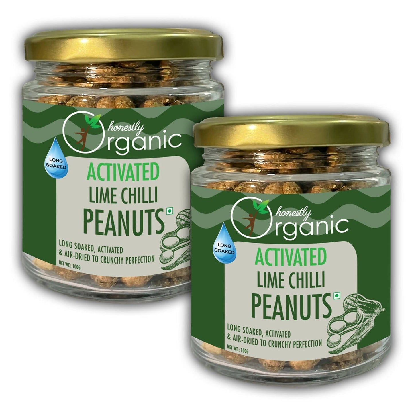 D-Alive Honestly Organic Activated Lime & Chilli Peanuts