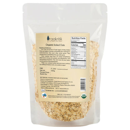 Praakritik Organic Rolled Oats