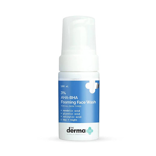 The Derma Co 3% AHA-BHA Foaming Face Wash