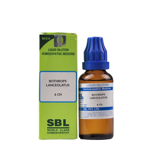 SBL Homeopathy Bothrops Lanceolatus Dilution TrueCure