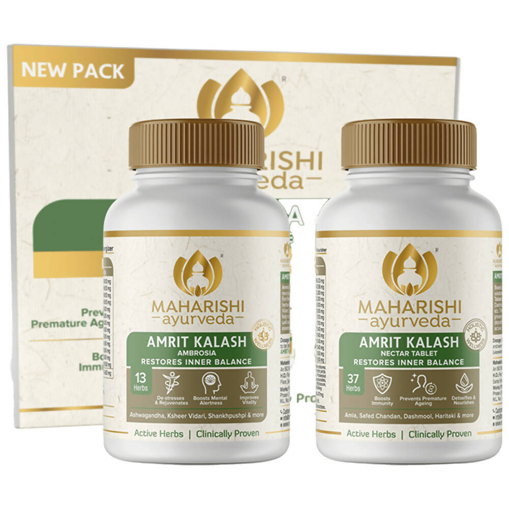 Maharishi Ayurveda Amrit Kalash - Dual Pack With Sugar Free Tablets