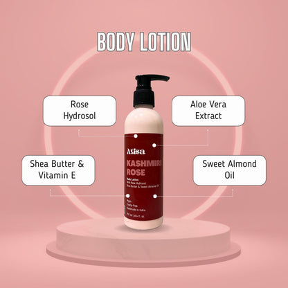 Atisa Kashmiri Rose Body Lotion